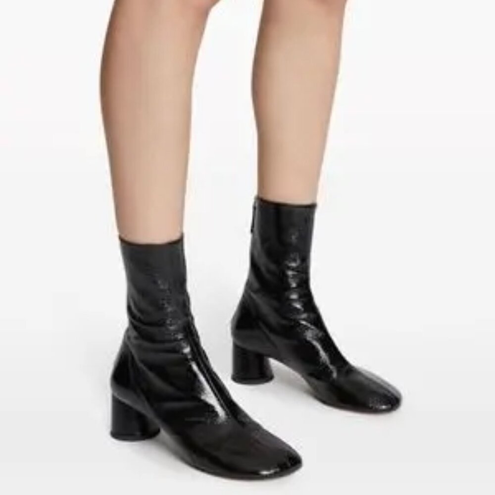Proenza Schouler Patent Glove Boot Black